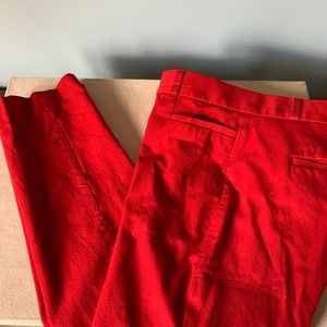 Banana Republic red dress pants